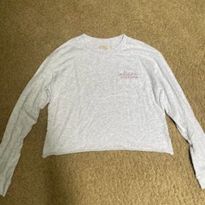 Indiana University long sleeve cropped shirt